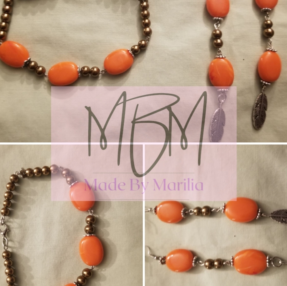 Handmade Bracelet and Earrings set